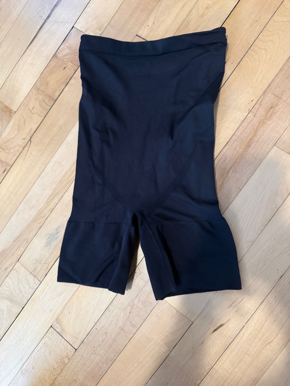 Black High-Waist Shaping Shorts